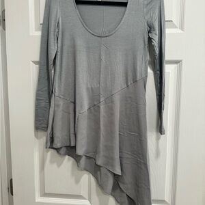 Asymmetrical Gray Dress